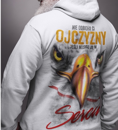 Bluza z kapturem NIE ODBIORĄ CI OJCZYZNY